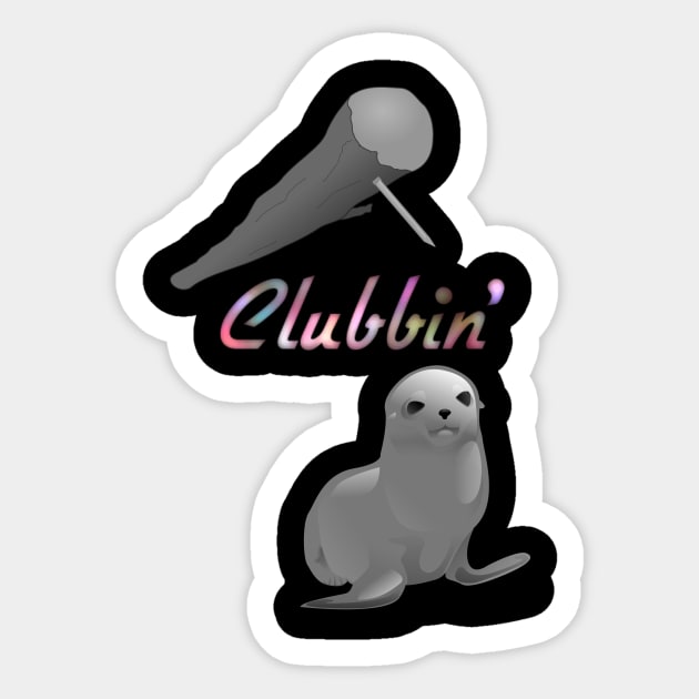 Clubbin' Sticker by SardyHouse